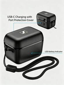 sennheiser SPORT TRUE WIRELESS Sports Earbuds, IP54 Dust And Sweat Resistant, 27h Long Battery Life, Bluetooth Earbuds For Running, Fitness, Cycling, And Commuting - View 8