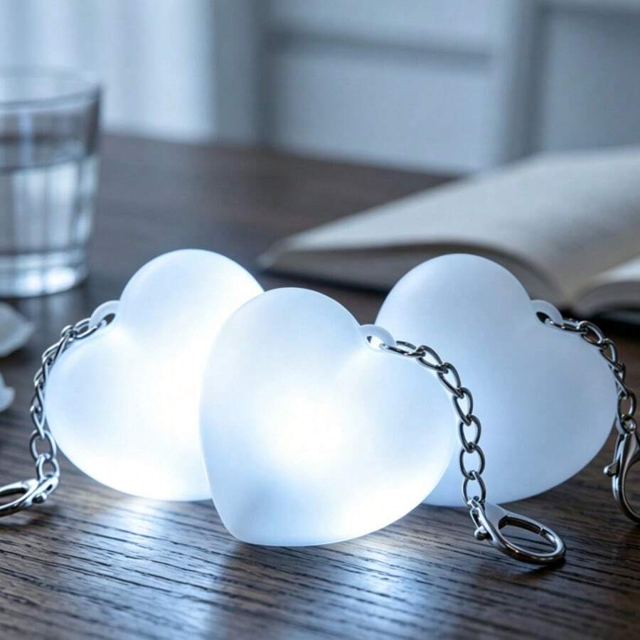 Đèn ngủ mini móc khóa sạc USB, 2 kiểu dáng, kích hoạt bằng cảm biến chạm, có móc kẹp, phù hợp cho vòng chìa khóa, túi xách, túi trang điểm, quà tặng nhỏ lý tưởng cho Giáng sinh và năm mới - Ánh sáng trắng - Xem 1