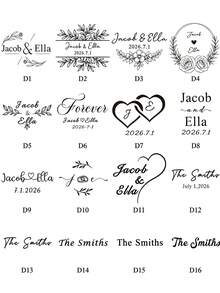 Personalized Wedding Ring Box With Couple's Names, Wedding Date And Latitude/Longitude Coordinates. Suitable For Wedding, Engagement Or Proposal, Perfect Wedding Photo Prop And Ideal Anniversary Gift - Multicolor - View 11