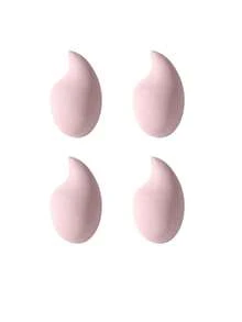 2/4/6/8/10/20 PCS Curved Teardrop Beauty Sponge, Latex-Free Ultra Soft Makeup Blender, Wet & Dry Use Foundation Concealer Cosmetic Puff - Pink - View 6