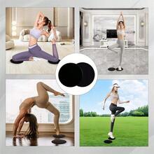 Pilates Gliding Discs Yoga Abdominal Muscle Fitness Foot Sliding Plate Waist Trainer Buttocks Lifting Core Training Sliding Board - Multicolor - View 6