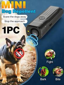 Mini Ultrasonic Dog Repeller, Handheld Anti-Barking Device With LED Light, Rechargeable Dog Bark Deterrent, Strong Ultrasonic Dog Training Tool, Portable Indoor/Outdoor Pet Training Accessory, Anti-Biting Dog Training Product - Multicolor - View 8