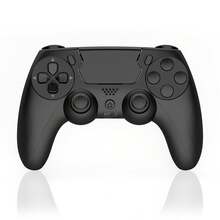 GAMINJA P48 Wireless Controller, Compatible With P4 Slim/P4 Pro/P3/PC Console, With 6-Axis Motion Sensing, Dual Vibration, Built-In Speaker, Motion Gyroscope, Headphone Jack, Touchpad - View 2