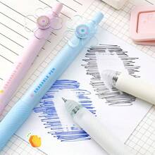 Lucky Four-Leaf Clover Rotating Stress Relief Clickable Friction Neutral Pen, ST Silent Quick-Drying High-Aesthetic Pen - Multicolor - View 4