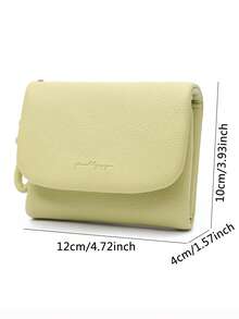 2026 New Women's Short Wallet, Korean-Japanese Style Minimalist Versatile Multi-Card Slot Bank Card Storage Small Pouch, Folding Coin Purse, Party Gift, Daily Birthday New Year Gift, Coin Purse Card Holder - Multicolor - View 4