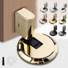 Penahan Pintu Lantai Tanpa Bor Gaya Baru Tahan Angin Senyap Mekanik Minimalis Penahan Pintu Lantai Kaca Tak Terlihat - Penghenti lantai - View 1