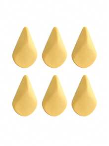 Mini Dual End Fan Shape Beauty Sponge Irregular Makeup Blender Latex-Free Soft Cosmetic Puff For Foundation Cream Makeup Loose Powder - Multicolor - View 9