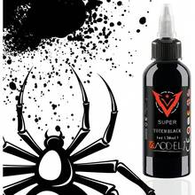 Professional Black Tattoo Ink 1 Bottle, 1oz Per Bottle, Suitable For Lining, Shading, And Blending, Durable Pigment - Black - View 8