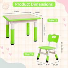 Kids Tables & Chairs - Green - View 2