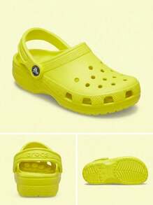 Crocs CLASSIC CLOG Kids' Clogs Comfortable Classic Durable Walking Vacation Travel 206991-76M - Acidity - View 4