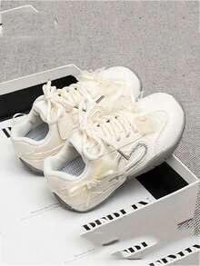 New Casual Fashion Children's Sports Shoes - Beige - View 3