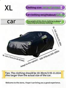 All-Season Car Cover, Sun Protection, UV Resistant, Waterproof, Dustproof, Heat Resistant, PEVA Material, Multiple Sizes Available - Multicolor - View 21