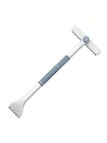 Multi-Function Car Snow Shovel, Telescopic Aluminum Alloy Vehicle Snow Scraper, Car Ice Scraper Frost Remover Snow Board - Multicolor - View 10