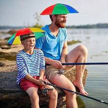 Men Rain Hats - Colorful Stripes - View 6