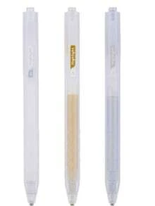 Highlighter Pen Set Classic White Silver Gold Office Use Planner Marking Drawing Click Pen - Multicolor - View 6