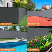Outdoor Wall Mounted Privacy Screen 1 Count Garden Windproof & Sun Protection Shading Fence Garden Decorative Supplies - 1 Privacy Decorative Net - View 4