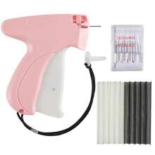 Portable Garment Tagging Gun Complete Set Clothing Tagging Gun Kit, Garment Price Label Tag Gun With Barbs & Replacement Needles, Portable Price Tag Attacher Tool For Retail Shop Clothing Store - D-Pink - View 11