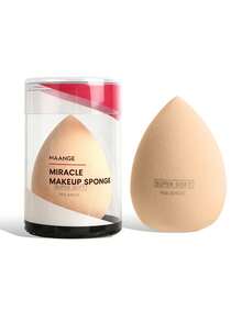MAANGE 1pc Soft Makeup Sponge With Storage Box, Multi-Functional Makeup Sponge, Reusable/Washable, For Liquid And Cream Makeup, For Buildable Coverage Makeup Blending Sponge, For Women's Makeup Accessories, Women's Gift, For Home Or Travel Use, Affordable Gift - Multicolor - View 6