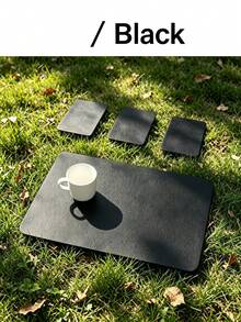 4/8/12/16pcs Rectangular Faux Leather Placemats, Waterproof Oil-Resistant Wipeable PVC Table Mats, Soft Rollable Heat-Insulating Dining Table Decor, Multiple Colors, Suitable For Home, Hotel, Western Restaurant And Outdoor Use - Multicolor - View 9