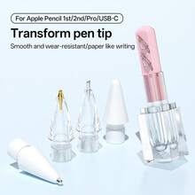 4PCS Replacement Tips For Apple Pencil, Compatible With IPad Pencil 1st And 2nd Generation - Multicolor - View 1