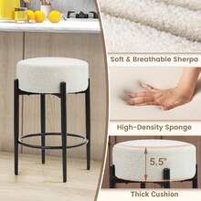 Barstools - White - View 4