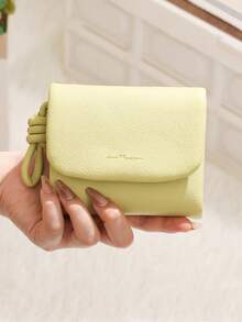 2026 New Women's Short Wallet, Korean-Japanese Style Minimalist Versatile Multi-Card Slot Bank Card Storage Small Pouch, Folding Coin Purse, Party Gift, Daily Birthday New Year Gift, Coin Purse Card Holder - Multicolor - View 3