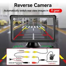 VENBES 7 Inch PND Portable Car Stereo, Wireless CarPlay & Wireless Android Auto Touch Screen Car Player With Bluetooth FM - Main Unit Only - View 5