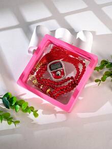 Floating Gift Box Pearl Tasbih With Digital Electronic Dhikr Counter Prayer Beads, For Gifting, Daily Timing And More - Multicolor - View 7