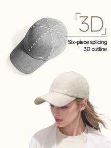 Beneunder Linen Baseball Cap DS020 - Wisteria Mist Gray - View 4