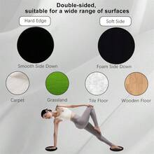 Pilates Gliding Discs Yoga Abdominal Muscle Fitness Foot Sliding Plate Waist Trainer Buttocks Lifting Core Training Sliding Board - Multicolor - View 7
