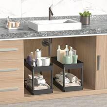 Storage Island & Carts - Negro - View 3