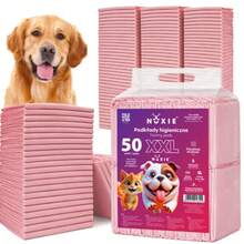 Pink XXL Dog Training Pads (60x90 Cm, 50 Pcs) - Pink - View 1