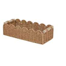 1pc Multi-Functional Storage Basket, Suitable For Everyday Home Organization. Can Be Used In Kitchens, Bathrooms, Bedrooms, Living Rooms, And Dormitories. Perfect For Countertops, Shelves, Dressing Tables, And Both Stylish And Rustic Decor. - Multicolor - View 5