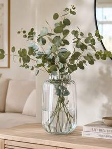 Large XXL Transparent Lacy Glass Vase – A Versatile Glass Vase For Bouquets And Cut Flowers; A Decoration For Tables, Sideboards, And Windowsills; Suitable For Homes, Offices, Restaurants, And Gifting; Simple, Elegant Design - Lacy - View 6
