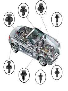Set Klip Pengikat Plastik Mobil 725 buah, Klip Pengikat Trim Panel Pintu Fender Mobil, Kit Klip Pengikat Bumper Mobil, Termasuk 30 Ring, 10 Pengikat Kabel, Tuas Pengungkit 6 Inci dan Set Alat Pelepas Kuning 4 buah, Cocok untuk Perbaikan Mobil - 725 PCS - KOTAK - PERLENGKAPAN PERBAIKAN - View 10