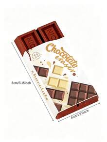 4/2/1pc Chocolate Eraser, Ultra-Mini Realistic Design, Unique Cleaning Tool, Student Stationery, Student Christmas Reward Gift - Multicolor - View 7
