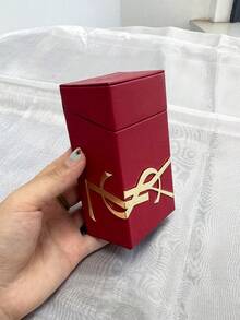 YSL Dust-Proof Hard Case Cosmetic Organizer Dual Use Vanity Storage & Daily Crossbody Handbag Gift Box - Red - View 5