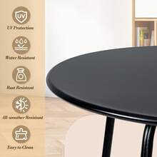 Bistro Tables - Black - View 6
