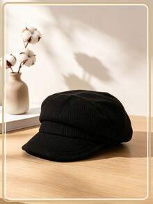 1pc Women's Beret Hat, Casual Polyester Fiber, Versatile For Daily Wear And Outdoor Use - Multicolor - View 3