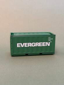 1PC Mini Metal Storage Box, Simulated Container Style Desktop Ornament, Birthday Gift, Length 11.5cm - View 19