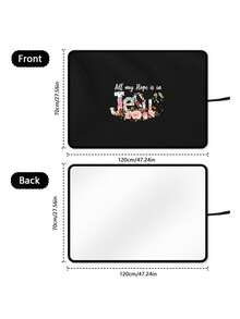 Christian Faith Jesus Print Car Trunk Mat, Waterproof Cargo Liner, Universal Anti‑Dirt Protector Pad For Sedan Truck Car Interior Accessories, Multi-Function Mat, Picnic Mat, Car Accessories, Essential For Daily Home Travel - A - View 9