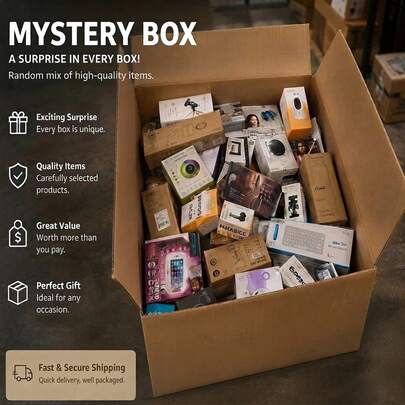 USA Local Mystery Box, Random High Value Surprise Goods, Thrilling Adult Unboxing Adventure Gift