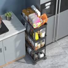 Storage Island & Carts - Negro - View 4