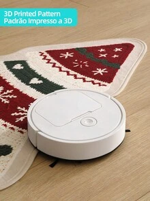 DAJIANG 1pc Christmas Tree Shaped Rug, Kitchen Rug, Hallway Rug, Area Rug, Suitable For Bathroom, Kitchen, Indoor, Hallway, Bedroom, Living Room, Bedside, Machine Washable, Easy To Clean, Non-Slip Back, Bedroom Decor Rug, Autumn/Winter Style - Multicolor - View 9