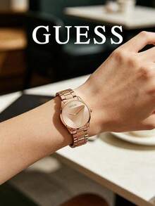 GUESS Women's Fashion Watch,Minimalist Elegant Design With Exquisite Dial,Women's Accessory,Suitable For Daily Wear, Women's Gift Choice - Rose Gold - View 4