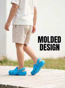 Crocs CLASSIC CLOG Kids' Clogs Comfortable Classic Durable Daily Weekend Beach Blue 206990-4OX - Venetian Blue - View 5