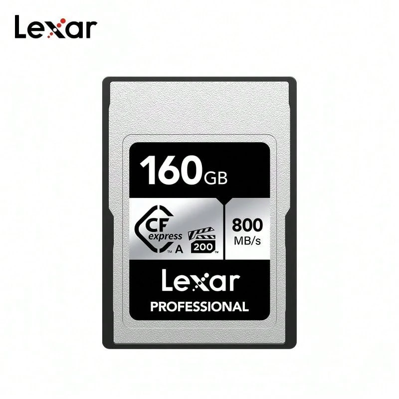 Kartu Memori Lexar Professional CFexpress Silver Tipe A 160GB 320GB Kecepatan Baca 800MB/S VPG200 Penyimpanan Berkinerja Tinggi untuk Kamera Camcorder - View 1