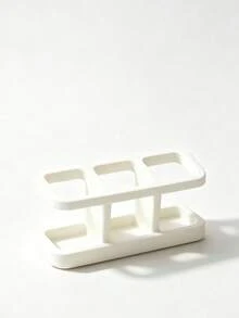 1pc Remote Control Holder, 3-Tier Hollow Storage Rack, Multi-Size Remote Control Stand For Desktop, Living Room/Coffee Table Display Rack, Autumn Home Decor, Bedroom/Living Room/Study/Home Decorative Storage, Christmas, New Year, Essential Storage For Rental Homes, Best Choice For Housewarming Gifts - Multicolor - View 13