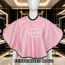 Customized Barber Apron, Customized Barber Cape, Customizable Pattern And Logo Barber Cape, Adjustable Neckline Hairdressing Apron, Personalized Barber Shop Gift, Creative Birthday Party Costume Prop - Multicolor - View 8