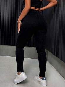 Women Jeans - Black - View 5